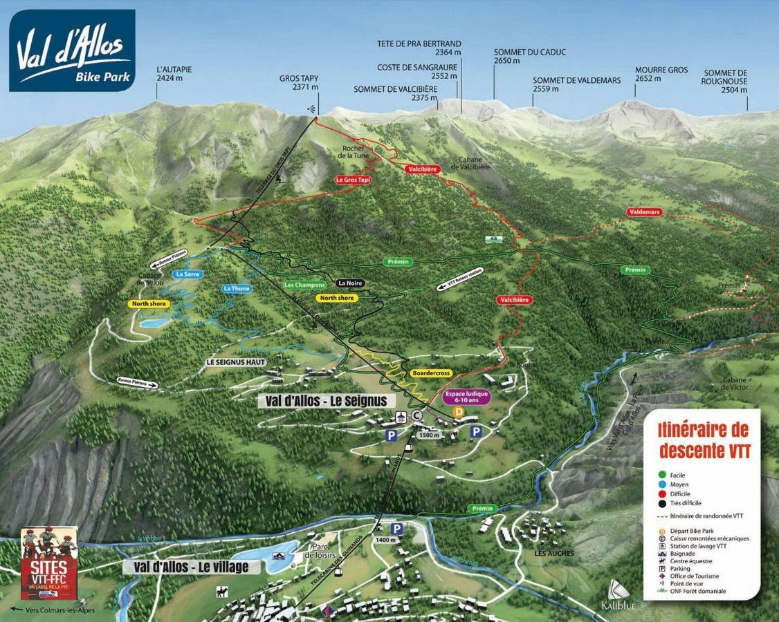 Studio Chaleureux A La Foux D'Allos Exteriér fotografie